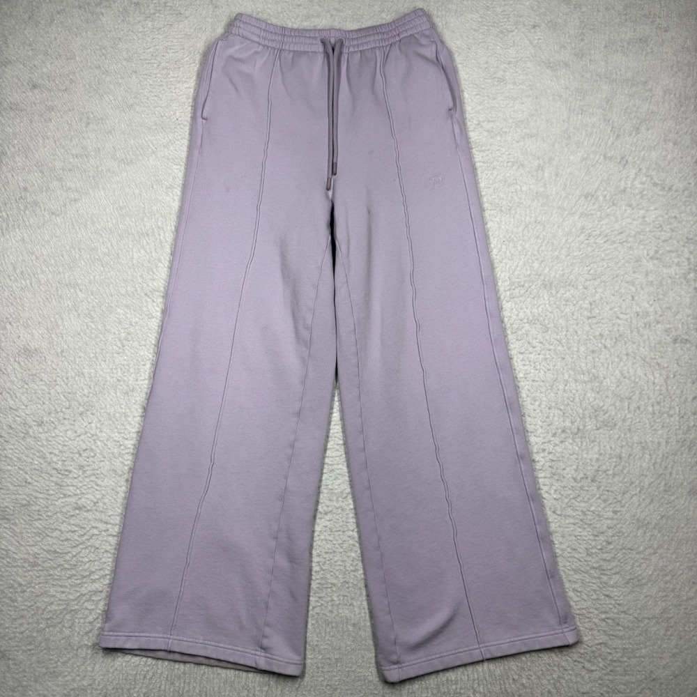Victoria's‎ Secret PINK Fleece Wide Leg Baggy Sweatpants Pants Purple Women's M